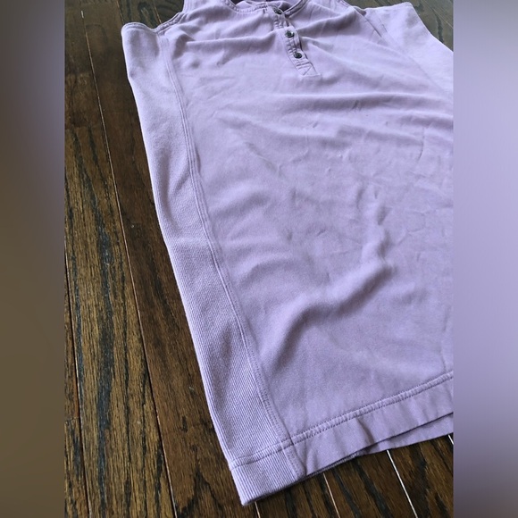 Splendid Women’s L Promenade Faded Purple Ribbed Henley Tank Dress - VGUC! - Picture 5 of 14